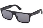 Sluneční brýle Tom Ford FT0999-N 02D Polarized Obdélníkové Černé