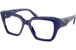 Okulary korekcyjne Prada PR09ZV 18D1O1 Kwadratowe Niebieskie