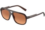 Okulary przeciwsłoneczne Dolce & Gabbana DG6179 329578 Pilotki (Aviator) Brązowe