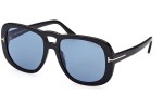 Ochelari de soare Tom Ford FT1012 01V Pilot Negri