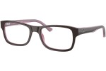 Glasses Ray-Ban RX5268 2126 Prostokątne Brązowe