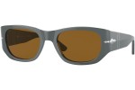 Okulary przeciwsłoneczne Persol PO3307S 117333 Prostokątne Szare