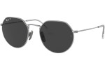 Okulary przeciwsłoneczne Ray-Ban Titanium Collection RB8165 920948 Polarized Okrągłe Srebrne