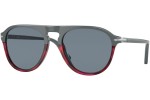 Okulary przeciwsłoneczne Persol PO3302S 117656 Pilotki (Aviator) Szare