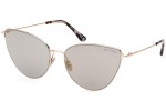 Okulary przeciwsłoneczne Tom Ford FT1005 32C Kocie oczy Złote