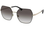 Okulary przeciwsłoneczne Ralph by Ralph Lauren RA4138 944384 Kwadratowe Złote