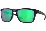 Okulary przeciwsłoneczne Oakley Sylas OO9448-18 Prostokątne Czarne