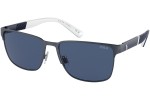 Okulary przeciwsłoneczne Polo Ralph Lauren PH3143 942180 Prostokątne Szare