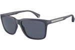 Okulary przeciwsłoneczne Emporio Armani EA4047 508880 Kwadratowe Niebieskie