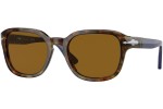 Okulary przeciwsłoneczne Persol PO3305S 118433 Kwadratowe Havana