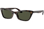 Okulary przeciwsłoneczne Ray-Ban Lady Burbank RB2299 902/31 Kocie oczy Havana