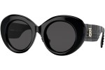 Okulary przeciwsłoneczne Burberry Margot BE4370U 300187 Okrągłe Czarne