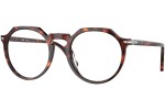 Okulary przeciwsłoneczne Persol PO3281S 24/GG Okrągłe Havana