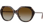 Okulary przeciwsłoneczne Burberry Vanessa BE4375 4017T5 Polarized Oversize Havana