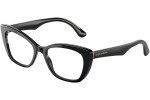 Okulary korekcyjne Dolce & Gabbana DG3360 3246 Kocie oczy Czarne