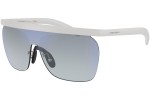 Okulary przeciwsłoneczne Giorgio Armani AR8169 5344D6 Pojedyncze | Shield Białe