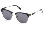 Okulary przeciwsłoneczne Adidas Originals OR0083 02A Browline Czarne