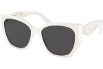 Okulary przeciwsłoneczne Prada PR19ZS 1425S0 Kwadratowe Białe