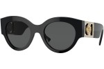 Okulary przeciwsłoneczne Versace VE4438B GB1/87 Okrągłe Czarne