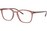 Okulary korekcyjne Ray-Ban RX7185 8234 Kwadratowe Brązowe