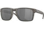 Okulary przeciwsłoneczne Oakley Holbrook XL OO9417-34 Polarized Kwadratowe Brązowe