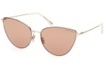 Okulary przeciwsłoneczne Tom Ford FT1005 32G Kocie oczy Złote