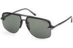 Okulary przeciwsłoneczne Tom Ford FT1003 20N Pilotki (Aviator) Szare