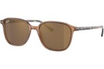 Okulary przeciwsłoneczne Ray-Ban Leonard RB2193 663693 Kwadratowe Brązowe