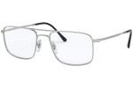 Okulary korekcyjne Ray-Ban RX6434 2501 Kwadratowe Srebrne