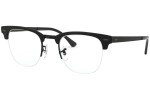 Okulary korekcyjne Ray-Ban Clubmaster Metal RX3716VM 2904 Browline Czarne