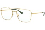 Okulary korekcyjne Ray-Ban RX6450 3081 Kwadratowe Złote