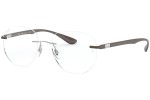 Okulary korekcyjne Ray-Ban RX8766 1131 Okrągłe Srebrne