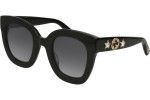 Zonnebril Gucci GG0208S 001 Oversize Zwart