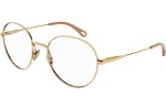 Okulary korekcyjne Chloe CH0021O 011 Okrągłe Złote