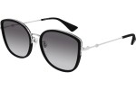 Okulary przeciwsłoneczne Gucci GG0606SK 002 Kwadratowe Czarne