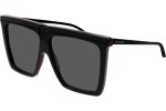 Okulary przeciwsłoneczne Gucci GG0733S 001 Flat Top Czarne