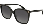Okulary przeciwsłoneczne Gucci GG0022S 007 Polarized Oversize Czarne