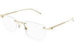 Okulary korekcyjne Mont Blanc MB0215O 001 Prostokątne Złote