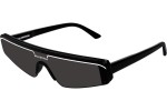 Okulary przeciwsłoneczne Balenciaga BB0003S 001 Pojedyncze | Shield Czarne