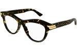Okulary korekcyjne Bottega Veneta BV1105O 002 Kocie oczy Havana