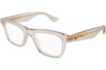 Okulary korekcyjne Bottega Veneta BV1120O 003 Kwadratowe Szare