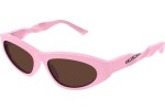 Okulary przeciwsłoneczne Balenciaga BB0207S 004 Kocie oczy Różowe