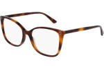 Okulary korekcyjne Gucci GG0026O 002 Kocie oczy Havana