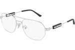 Okulary korekcyjne Balenciaga BB0117O 002 Pilotki (Aviator) Srebrne