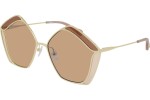 Okulary przeciwsłoneczne Chloe CH0026S 003 Nieregularny Złote