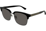 Okulary przeciwsłoneczne Gucci GG0382S 001 Browline Czarne