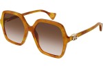 Okulary przeciwsłoneczne Gucci GG1072S 003 Kwadratowe Havana