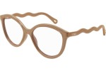 Okulary korekcyjne Chloe CH0089O 003 Kocie oczy Beżowe