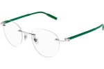 Okulary korekcyjne Mont Blanc MB0224O 004 Okrągłe Srebrne