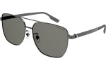 Okulary przeciwsłoneczne Mont Blanc MB0184SK 002 Kwadratowe Szare